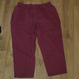 Woman Within Plum Relaxed Pants